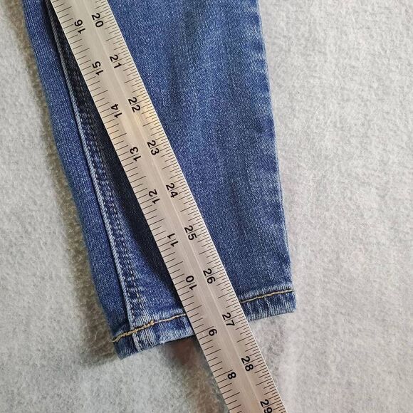Old Navy Jeans Womens 4 Blue Rockstar Super Skinny High Rise Denim - Picture 8 of 10